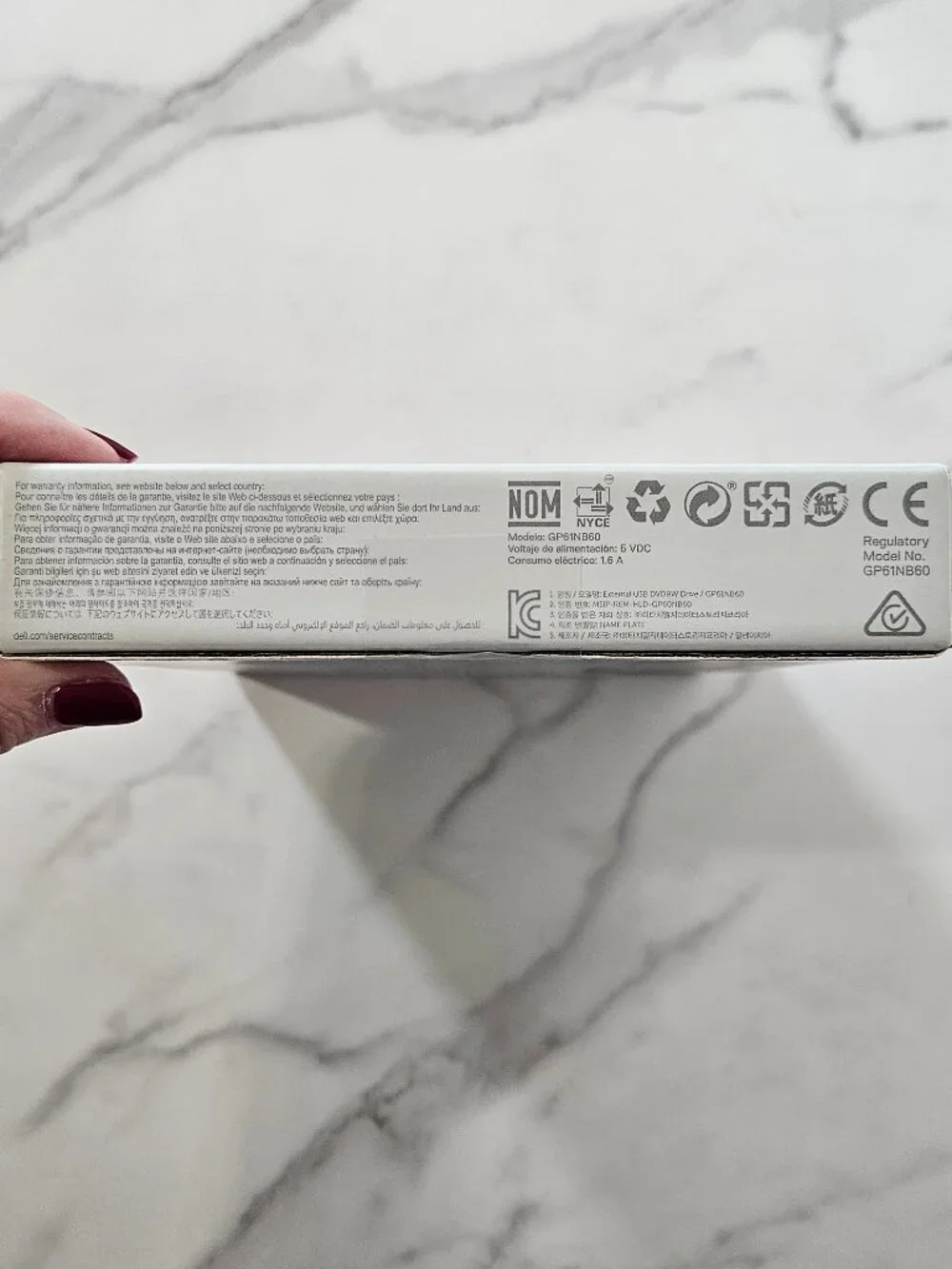 [NIB] Dell USB Slim DVD +/- RW Drive - DW316
